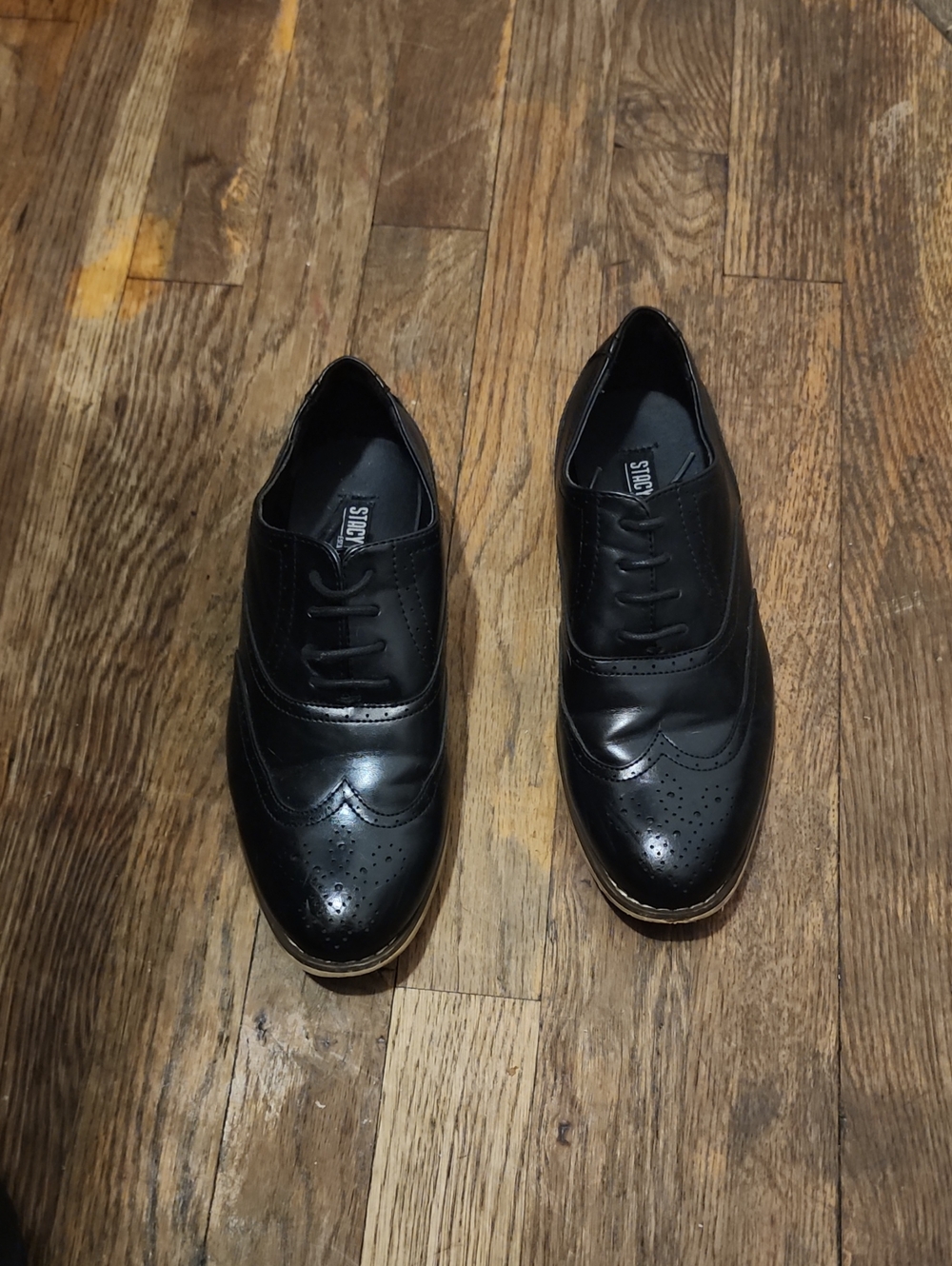 Stacy Adams Kids' Dunbar Wingtip Oxford shoes, size 2M